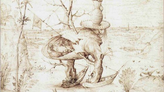 Jérôme Bosch, L'Homme-arbre - Musée Albertina, Vienne
