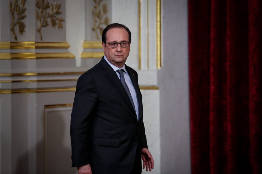 François Hollande au Palais de l'Elysée