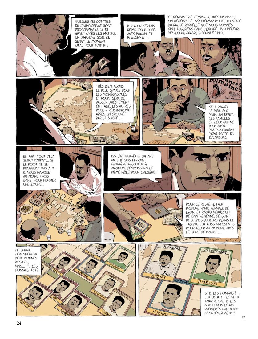 Planche de "Un maillot pour l’Algérie"