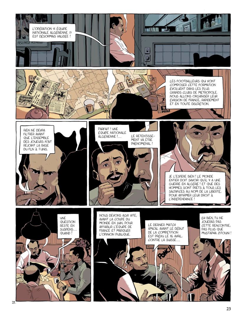 Planche de "Un maillot pour l’Algérie"