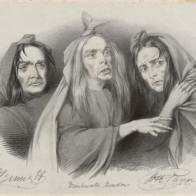 The three witches, illustration de 1838