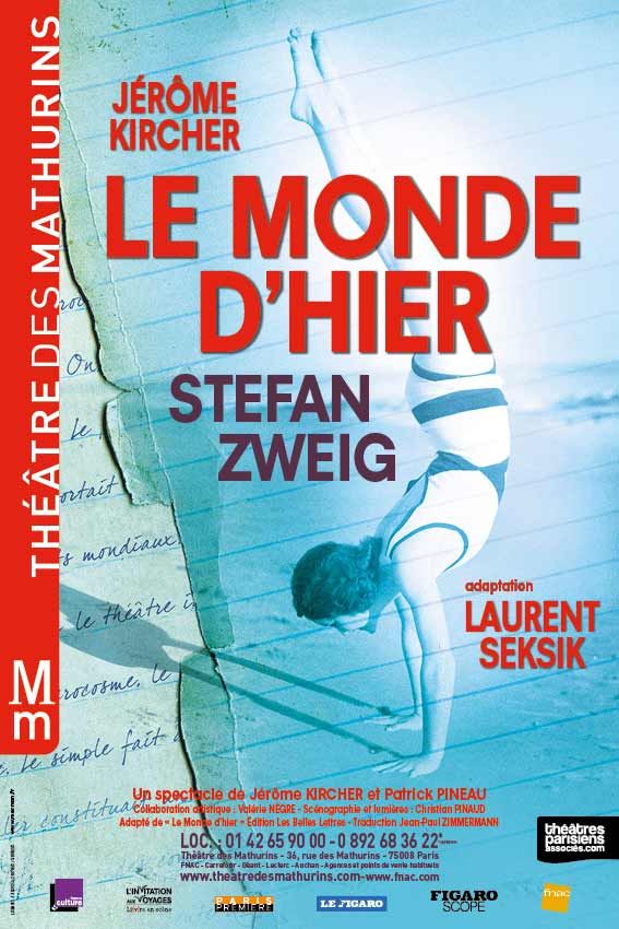 "Le monde d'hier", de Stephan Zweig, adapté par Laurent Seksik