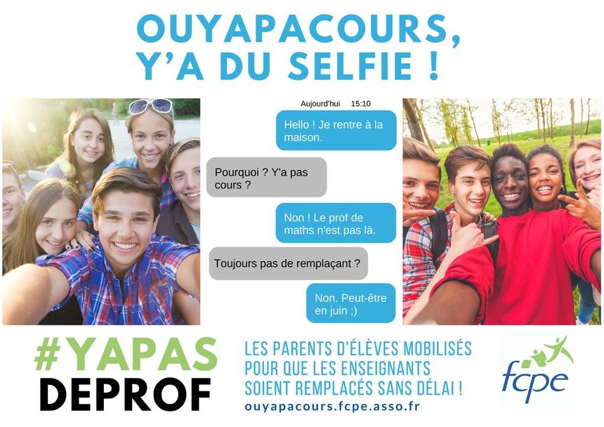 Les selfies de la FCPE