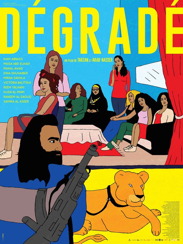 Affiche film "Dégradé" de Tarzan et Arab Nasser, avec Hiam Abbass