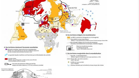 Des territoires inégalement intégrés dans la mondialisation