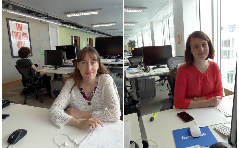 Camille Couprie, chercheuse pour Facebook, et Pauline Luc, thésarde doctorante