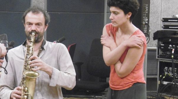 JL Guionnet et Lotus Edde Khouri au studio 107 par S Noël