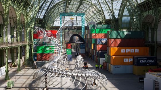 Monumenta 2016, "Empires" de Huang Yong Ping ©Maxppp - Jean Nicholas Guillo / Le Parisien