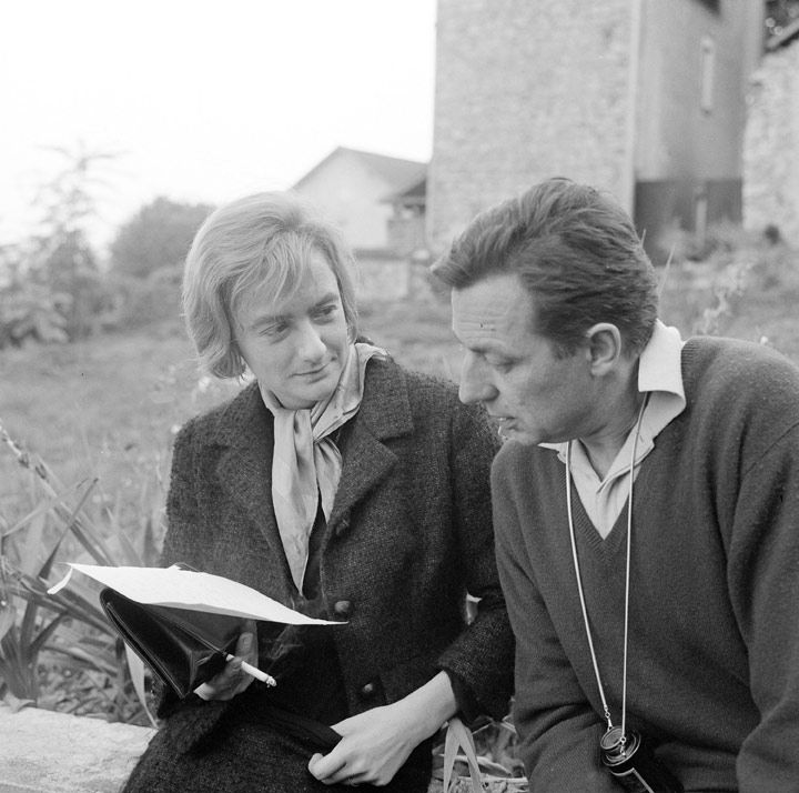Françoise Sagan et Claude Barma