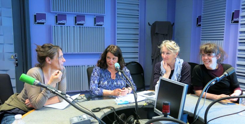France Culture... F. Caillon, A. Pailler, C. Marie & E. Savasta ( de g. à d.).