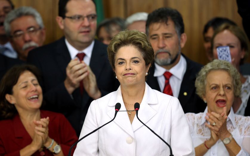 Dilma Rousseff le 12 mai 2016
