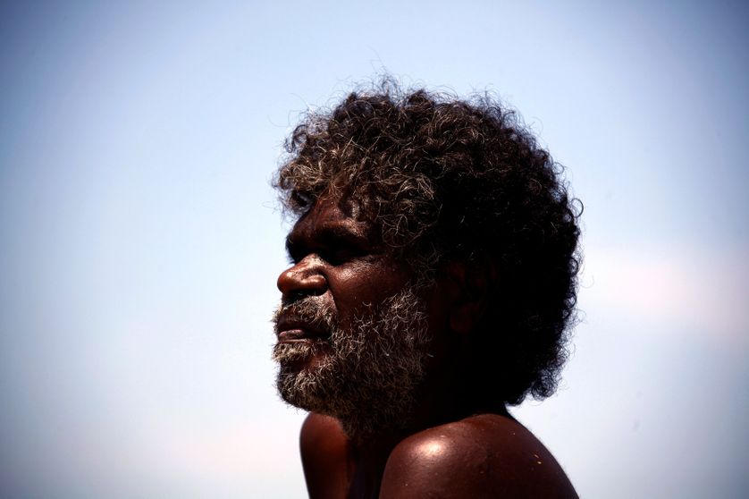 Un aborigène du East Arnhem australien