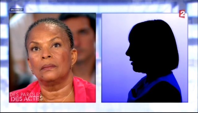 Christiane Taubira dans "Des paroles et des actes", sur France 2 le 5 septembre 2013.