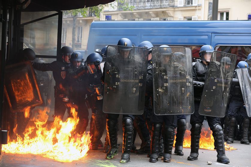 Affrontements lors de manifestations contre la loi Travail