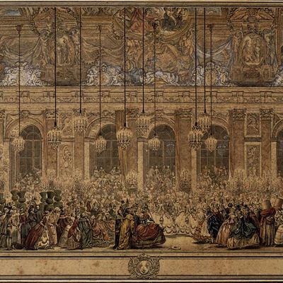Charles-Nicolas Cochin, 1745, Bal masqué donné pour le mariage du dauphin