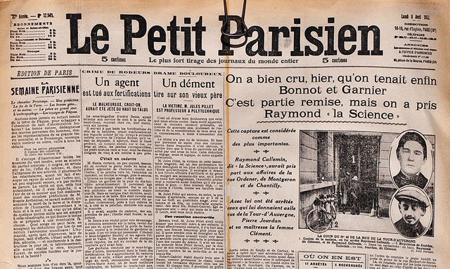 Le petit parisien du 18 avril 1912