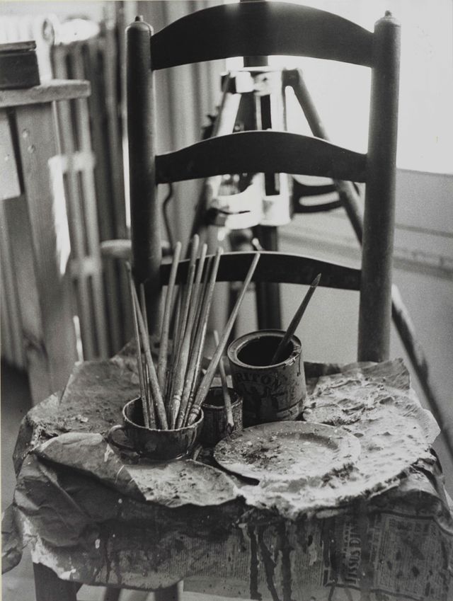 La Palette de Picasso, 1955. Tirage gélatino-argentique. Coll. Bibliothèque Nationale de France