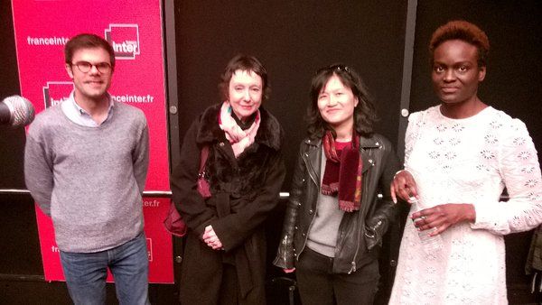 Mathieu Simonet, Maroussia Vossen,Doan Bui et Aya Cissoko