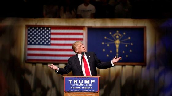 Donald Trump en campagne dans l'Indiana - Aaron Bernstein