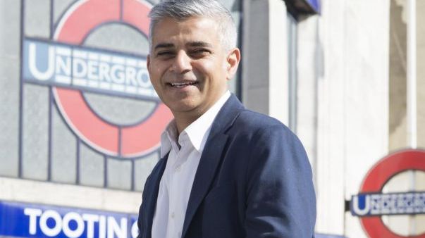 Sadiq Kahn, maire de Londres en 2016 (Droits : standard.co.uk)