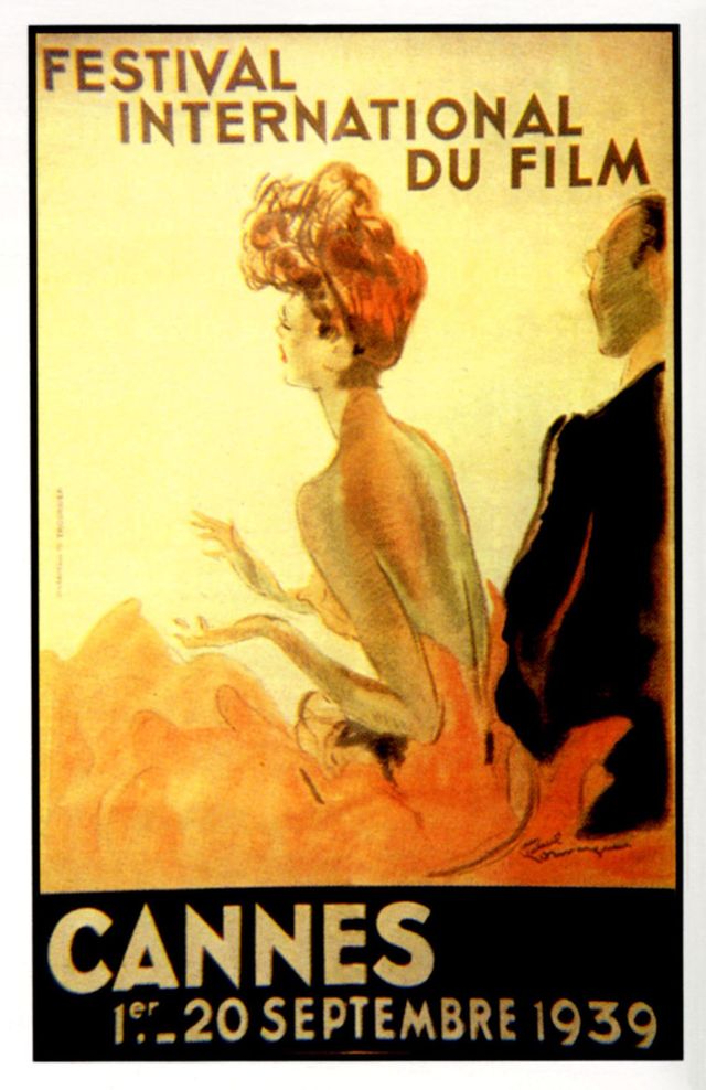 Affiche du Festival de cannes 1939
