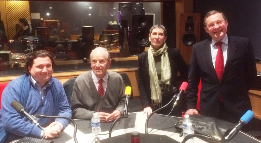 De g à d: R.Bongibault, C Pierre-Brossolette, F.Dreyfus et P.Bas