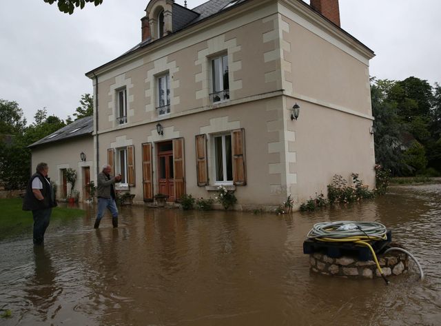 Inondations à Onzain