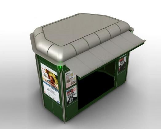 L'aspect du toit des futurs kiosques fait polémique