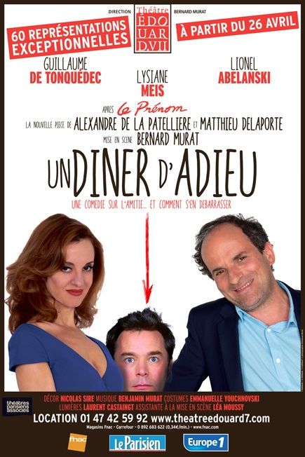 Un diner d'adieu, au théâtre Edouard VII
