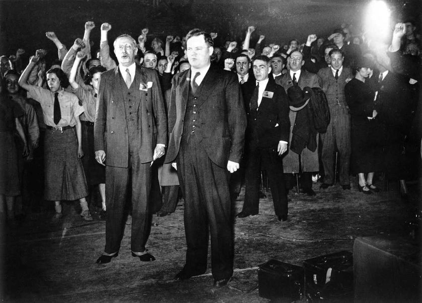 Léon Blum, Maurice Thorez, 1936