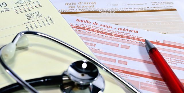 Feuille de soins / illustration