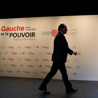 François HOLLANDE le 3 mai lors de son 1er discours "de campagne"