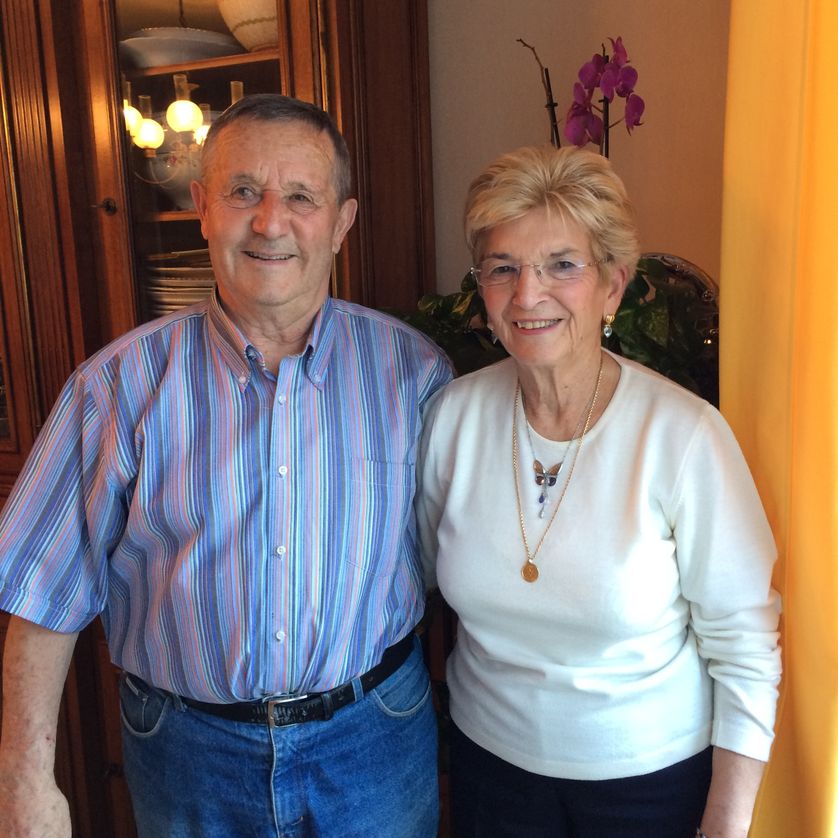 Jacques Serragli et sa compagne Louise