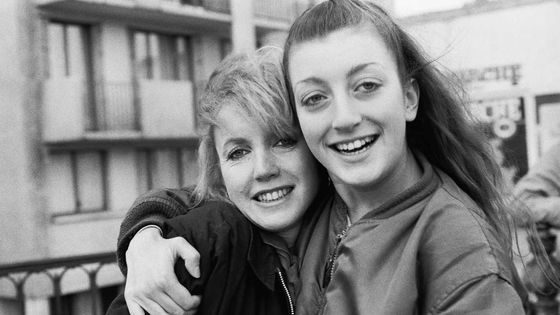 Bulle et Pascale Ogier sur le tournage du film "Le Pont du Nord", 1982 ©Sipa - Catherine Faux