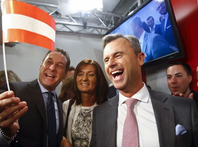 Norbert Hofer, candidat du Parti de la liberté (FPÖ, extrême droite)