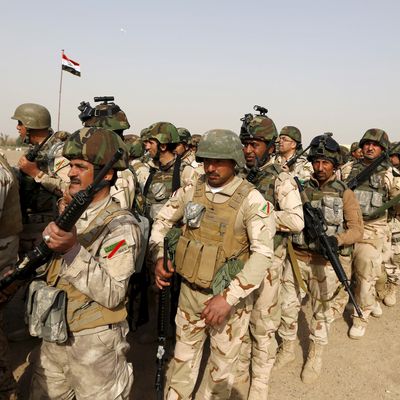 La bataille de Mossoul: forces irakiennes