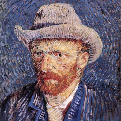 Vincent van Gogh, Autoportrait au chapeau de feutre, 1887