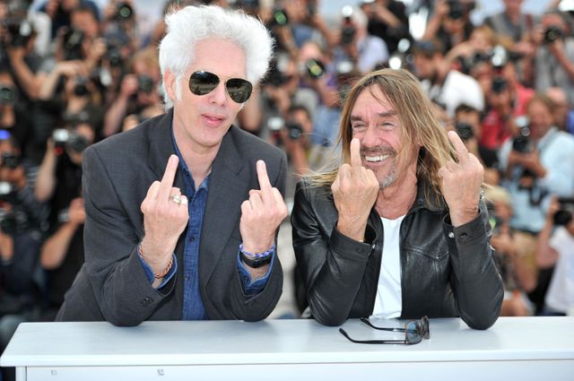 Iggy Pop et Jim Jarmusch au 69ème Festival de Cannes, 19 mai 2016.