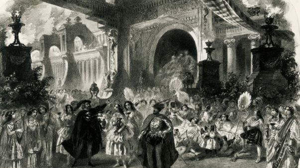 Faust, Act III, Scene II, by Charles Gounod, Paris, 1859 © De Agostini Picture Library