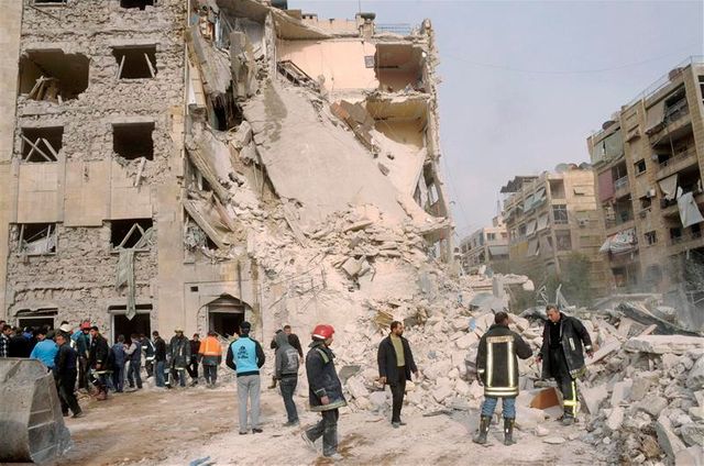 une explosion dans un faubourg d'alep, en syrie, a fait 12 morts