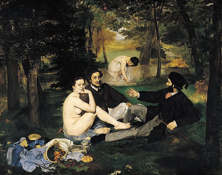 Le déjeuner sur l'herbe, d'Edouard Manet (1863)