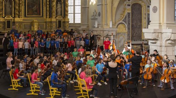 Le concert final de L'école harmonique à la Chapelle Corneille © Benjamin Girard