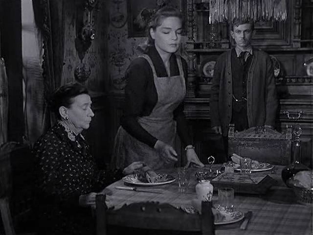 Simonet Signoret dans Thérèse Raquin, 1953