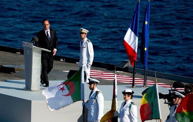 françois hollande célèbre le 70e anniversaire du débarquement de provence