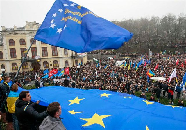 manifestaion pro ue à kiev