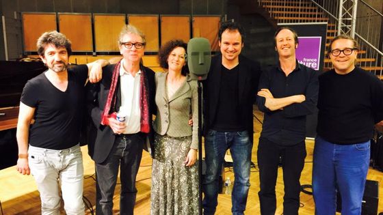 L.Valero, J.Greaves, V.Gabail, T.Baumgartner, O.Mellano, S.Taylor ©Radio France
