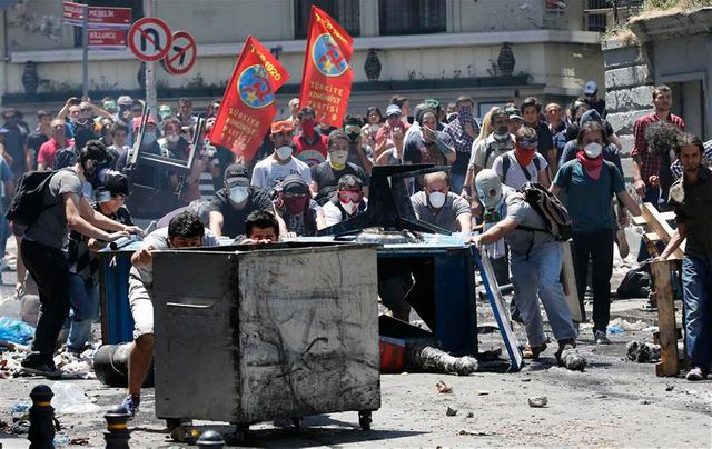 poursuite des manifestations à istanbul