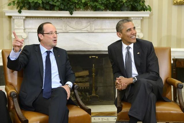 françois hollande débute ce lundi une visite d'état aux états-unis