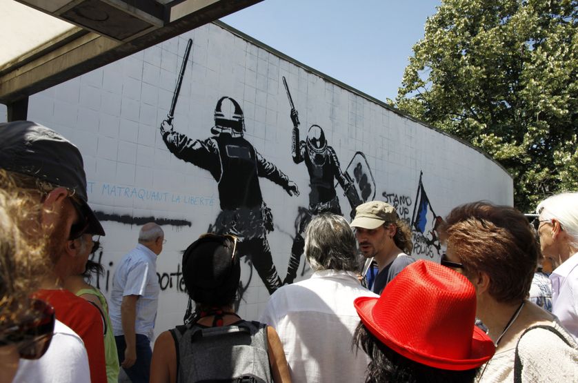 La fresque de l'artiste Goin à Grenoble crée la polémique et le débat