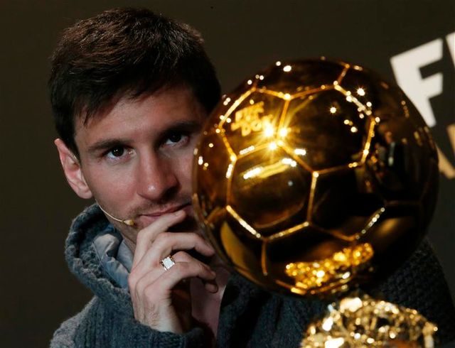 4e ballon d'or pour l'argentin lionel messi